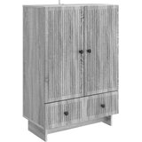 vidaXL Strani šal Siva Sonoma 66 x 34,5 x 95 cm Konstruirano leseno, (5000217862) | Shoptok.si
