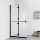  Sklopiva pregrada za tuširanje matirano ESG staklo 90 x 190 cm | shoptok.hr