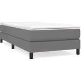 Maison Chic Box spring postelja - Vzmetna postelja z vzmetnico temno siva 90x200 cm blago SL47, (21909110) Cene