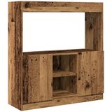 vidaXL Visoka omara starinski les 92x33x100 cm inženirski les | Shoptok.si