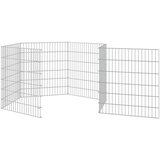  Ograda za životinje sa 6 ploča 54 x 60 cm od pocinčanog željeza | shoptok.hr