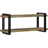 Maison Chic Stenska polica - Viseča Polica Multicolor Masivni les obnovljen, (21793593) | Shoptok.si