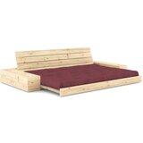 Karup Design Bordo rdeča raztegljiva sedežna garnitura 244 cm Base – | Shoptok.si