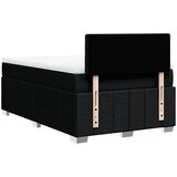  Krevet s oprugama i madracem crni 120 x 200cm od tkanine | shoptok.hr