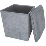  Tabure sa spremištem Cube plavi 40,5 x 40,5 x 44 cm | shoptok.hr