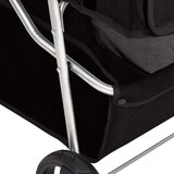  Sklopiva kolica za pse crna 80 x 46 x 98 cm od tkanine oxford | shoptok.hr
