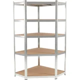 REGAL ZA DELAVNICE KOTNI, 5 POLIC, 175KG 180x90x90, (5000161692)