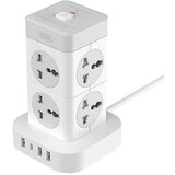 XO Stoni Produžni kabl WL21 8 utičnica + 3*USB + 1*TYPE-C beli | ePonuda.com