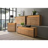 Voleo komoda, črna, hrast artisan | Shoptok.si