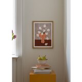 The Poster Club Plakat 30x40 cm White Flowers in Striped Vase – | Shoptok.si