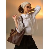 Sinsay Pleteni tote torba s ukrasnim privjeskom | shoptok.hr