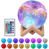 Dardanar 3D Moon Light LED nočna lučka na dotik 15 cm Moon Light 16 barv Možnost zatemnitve z daljinskim upravljalnikom USB za ponovno polnjenje za spalnico Ok, (21199136) | Shoptok.si