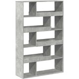 vidaXL Pregrada za prostor betonsko siva 100x33x156,5 cm inž. les | Shoptok.si