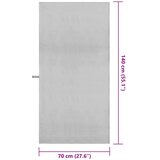  Sportski Ručnici 2 pcs Siva 140 x 70 cm Poliester i poliamid | shoptok.hr