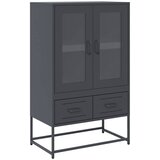 Maison Chic Visoka omara - Komoda - Predalnik antracit 68x39x111,5 cm jeklo, (21717034) | Shoptok.si