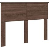  Okvir za krevet s uzglavljem Smeđi hrast 120 x 200 cm | shoptok.hr