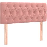  Krevet box spring s madracem LED ružičasti 120x190cm baršunasti | shoptok.hr