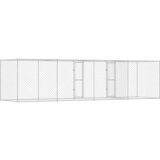  Kavez za pse Srebrno 800 x 200 x 200 cm Cinkani čelik | shoptok.hr