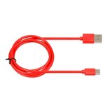 iBox Kabel IKUMTCR (USB 2.0 tip A - USB tip C; 1m; rdeč), (21396123) | Shoptok.si