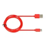 Kabel IKUMTCR (USB 2.0 tip A - USB tip C; 1m; rdeč), (21396123)