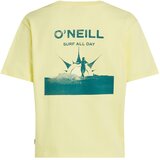 O'neill Majica 'Boxy' svetlo rumena / jelka | Shoptok.si