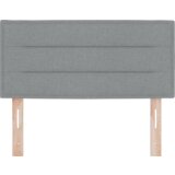 vidaXL LED Uzglavlje Linije Dizajn Svjetlosivo 90 cm Tkanina | shoptok.hr