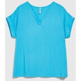 Moodo Women's blouse with V-neck - blue | Eponuda.ba
