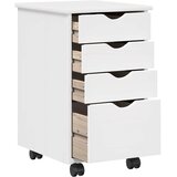  Set ormara za radne stolove 2 kom. Bijela Masivna borovina | shoptok.hr