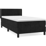 Box spring krevet s madracem crni 90x200 cm baršunasti | shoptok.hr