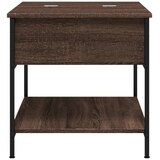  Stolić za kavu smeđa boja hrasta 70x50x50 cm od drva i metala | Eponuda.com