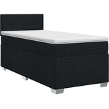  Boxspring krevet s madracem Crna 90 x 190 cm Tkanina | shoptok.hr