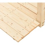  Vrtni most s lančanim ogradama 150x67x56 cm masivno drvo smreke | shoptok.hr