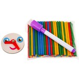  Magnetska lesena tabla za učenje + dodatki (ZDR.KXM-881) | Shoptok.si