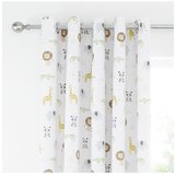 Catherine Lansfield Bele otroške zavese v kompletu 2 ks 168x183 cm Roarsome Animals – | Shoptok.si