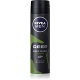 Nivea Men Deep antiperspirant u spreju za muškarce Black Carbon Amazonia 150 ml | shoptok.hr
