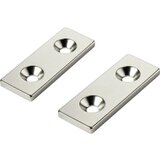 TRU COMPONENTS TC-12250648 trajni magnet pravokutni (D x Š x V) 40 x 15 x 3 mm M4 Granična temperatura (maks.): 150 ° | Eponuda.ba