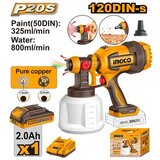 Ingco Aku pištolj za farbanje 1x2AH SUPER CSGLI20042E | ePonuda.com