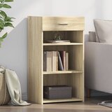 vidaXL Komoda sonoma hrast 50x42,5x93 cm inženirski les Cene