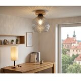 Brilagi LED stropno svetlo R GLASS 1xE27/60W/230V, prečnik 18 cm, hrast/dimno siva | Eponuda.com