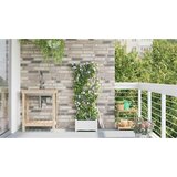  Vrtna saksija Bijeli 40 x 40 x 126 cm Plastika | Eponuda.com