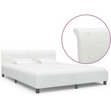  Okvir za krevet od umjetne kože bijeli 180 x 200 cm | shoptok.hr