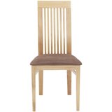 Cantus stol, les, tekstil rjava, barve bukve | Shoptok.si