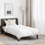 vidaXL Odeja z blazino 2 pcs Bela 140 x 220 cm Puh | Shoptok.si