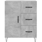  Visoka komoda siva betona 69,5x34x180 cm od konstruiranog drva | shoptok.hr