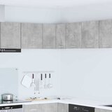 Viseći ormarić s pohranom Beton siva i bijela 57 x 57 x 40 cm | Eponuda.com