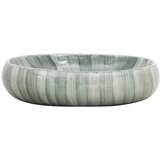 Nadgradni umivaonik zeleni ovalni 59 x 40 x 15 cm keramički | shoptok.hr