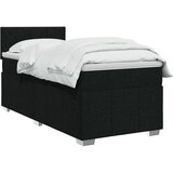  Boxspring krevet s madracem Crna 90 x 200 cm Tkanina | shoptok.hr