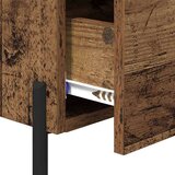 vidaXL Nočna omarica Star les 40 x 35 x 47.5 cm Konstruiran les | Shoptok.si