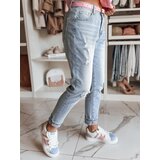 DStreet Spodnie damskie jeansowe mom fit DEMILOVE niebieskie | ePonuda.com