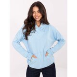 RUE PARIS Sweatshirt-RV-BL-A874.01P-light blue Cene